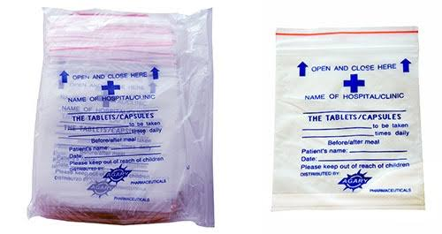 Tablet Capsule Bags